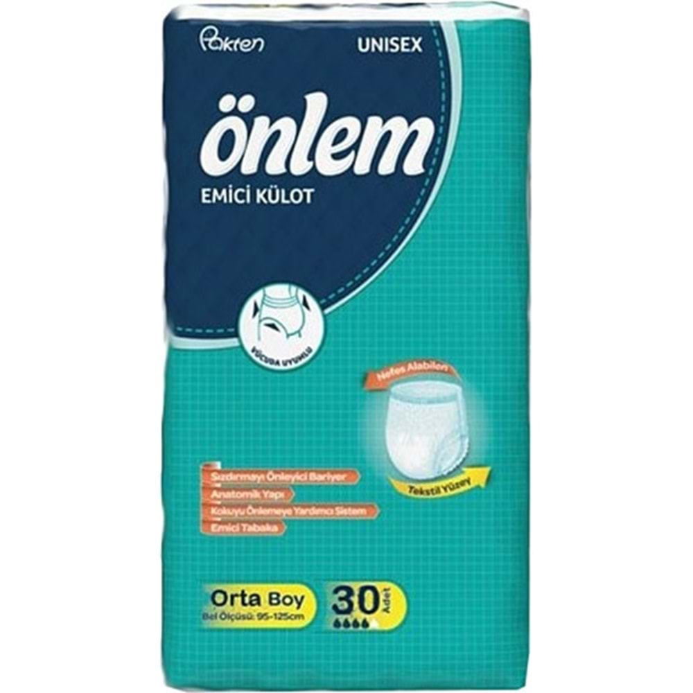 ÖNLEM HASTA BEZİ EMİCİ KÜLOT 30 LU MEDİUM