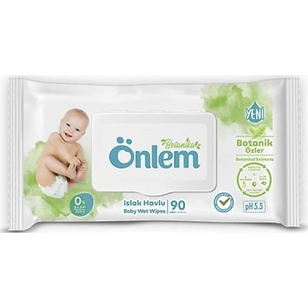 ÖNLEM ISLAK HAVLU BOTANİCA 90 LI