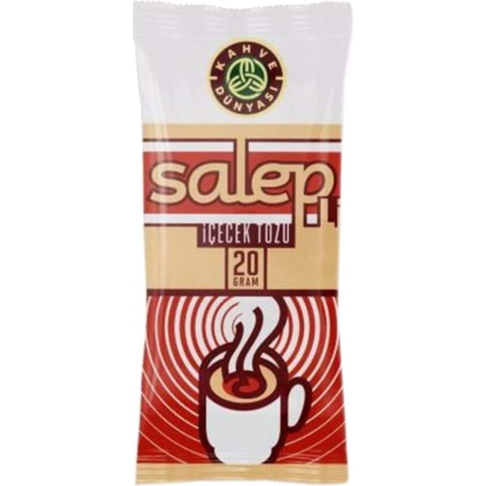 KAHVE DÜNYASI SALEP TOZ İÇECEK 20G SP *384 KL