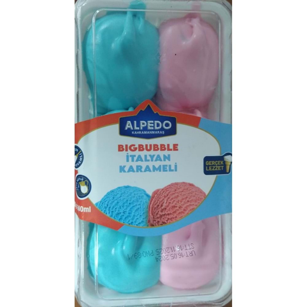 Alpedo 480 Gr İTALYAN Karamel DONDURMA