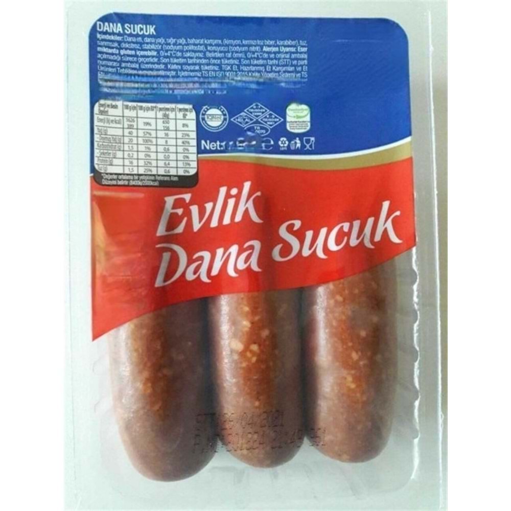 CUMHURİYET FERMENTE SUCUK 300 GR EVLİK