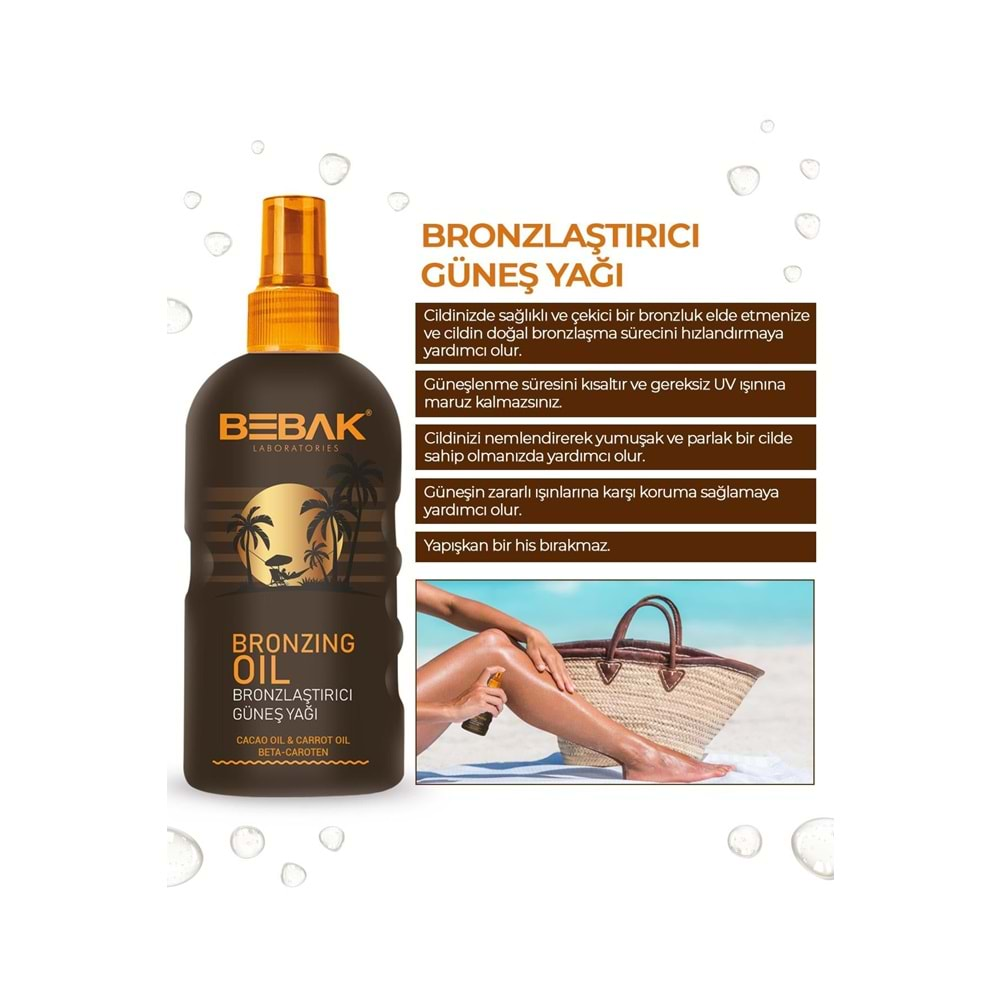 BEBAK GÜNEŞ YAĞI BRONZLAŞTIRICI 150 ML