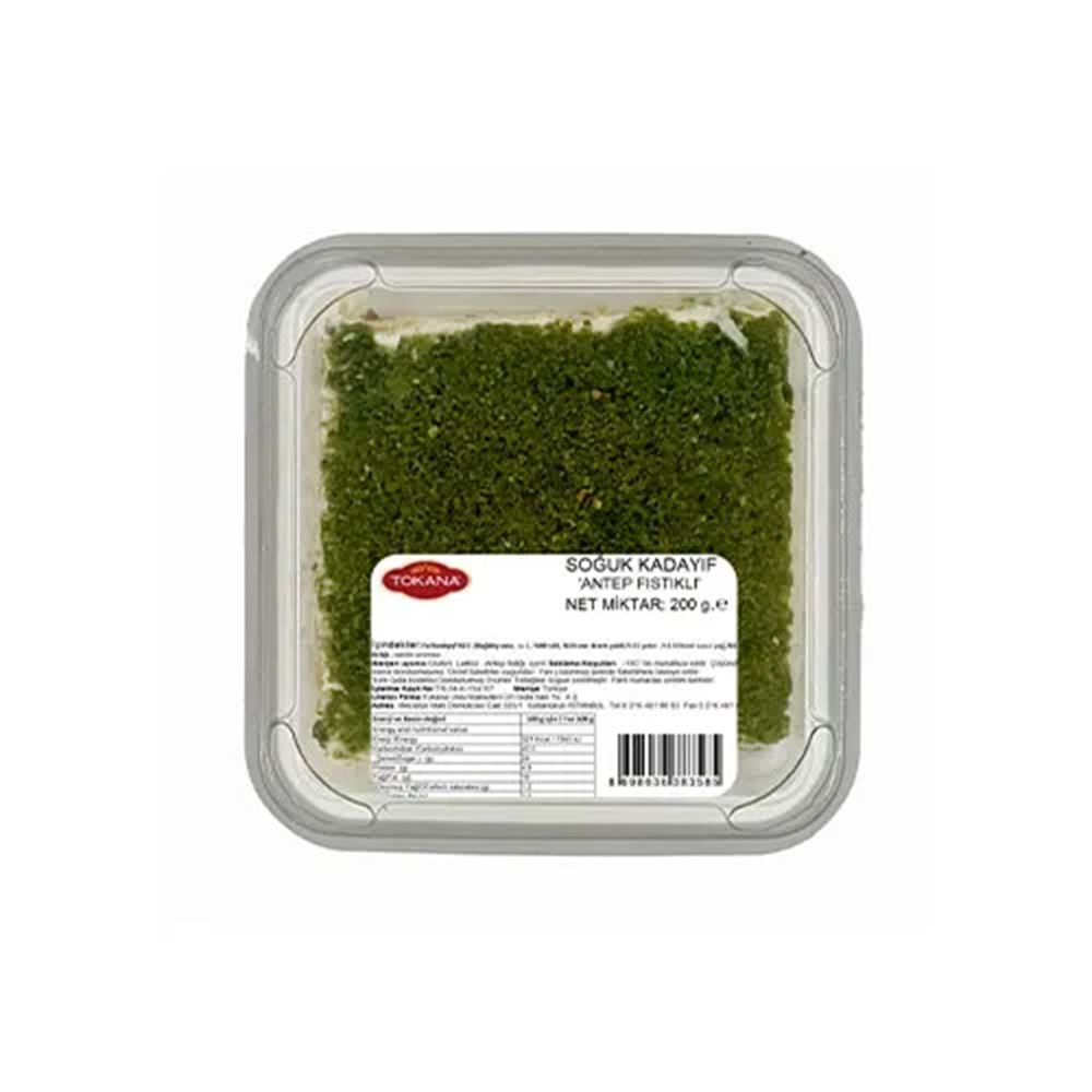 TOKANA SOĞUK KADAYIF FISTIKLI 200 GR