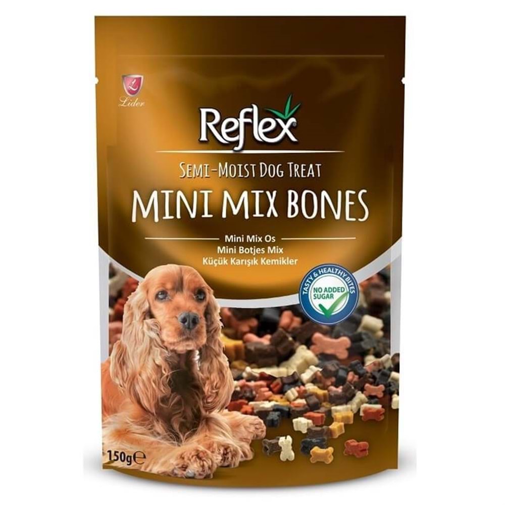 RefleX SEMİ KÖPEK ÖDÜL MAMASI KÜÇÜK KARIŞIK KEMİKLER 150 GR