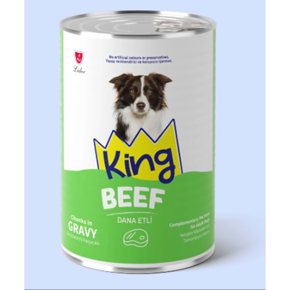KİNG BEEF 400GR KÖPEK MAMASI DANA ETLİ YETİŞKİN