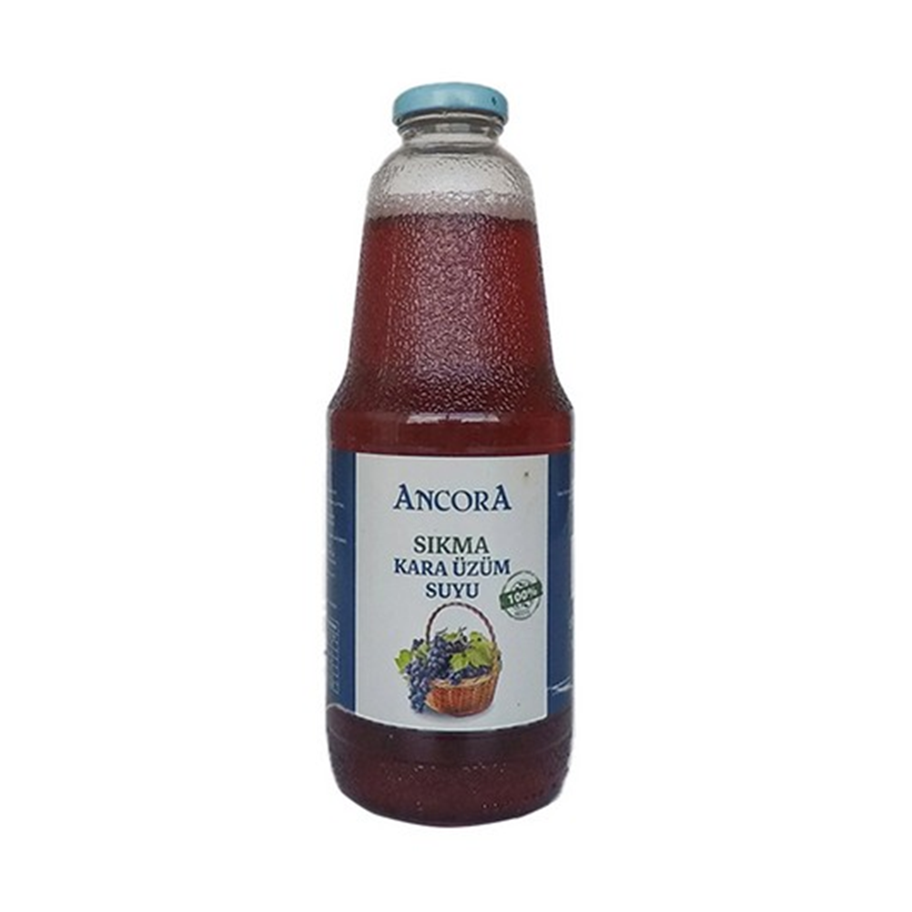 ANCORA 1LT %100 KARAÜZÜM SUYU MEYVE SUYU