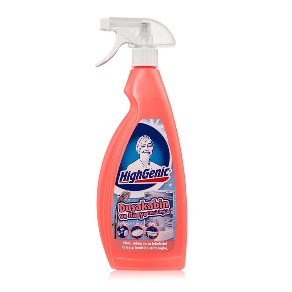 HİG GENİC DUŞAKABİN VE BANYO 750 ML SPREY.