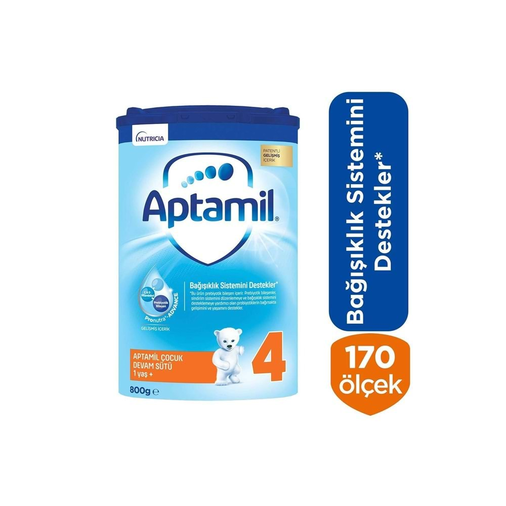 MİLUPA APTAMİL 4- 800 GR+ ISLAK HAVLU