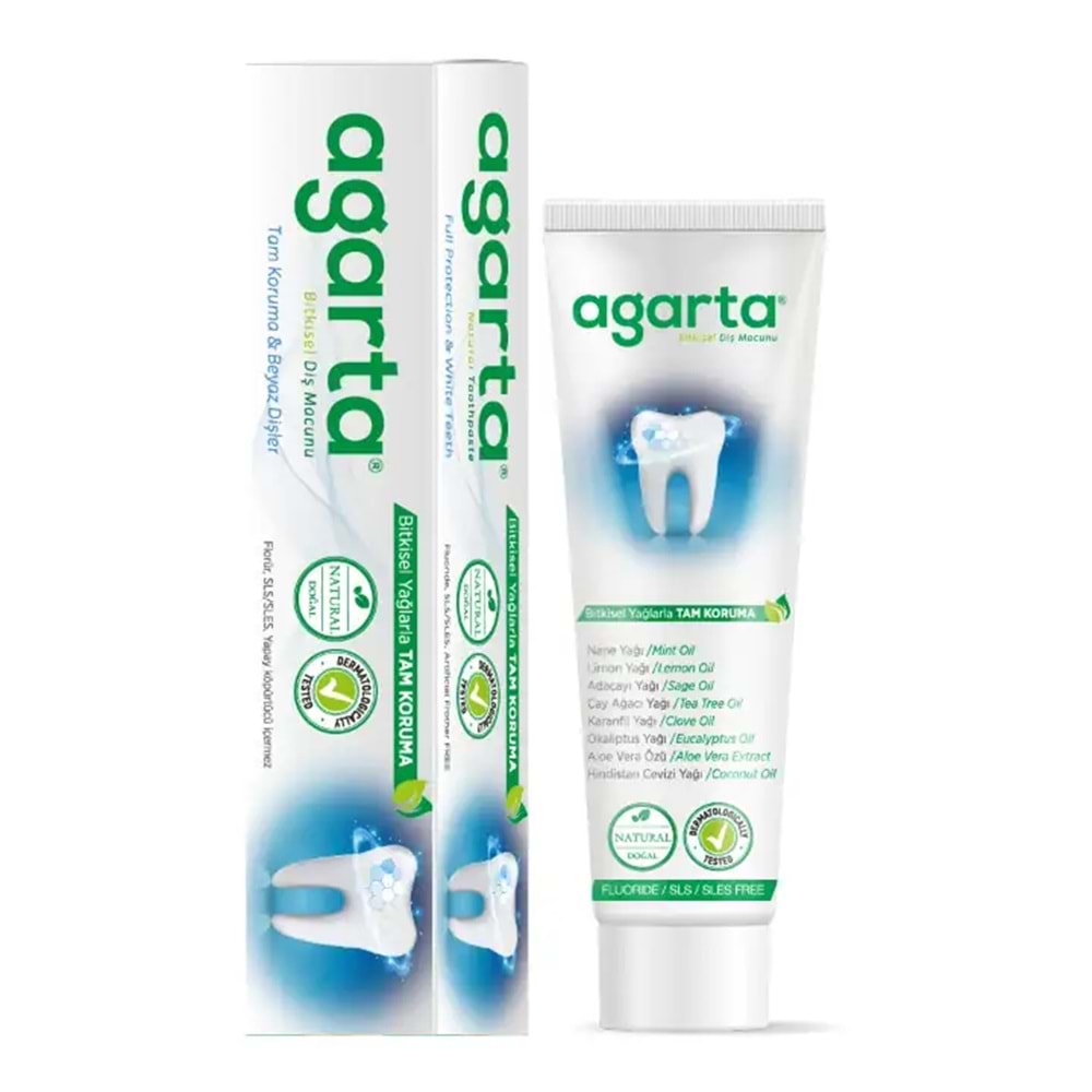 AGARTA DİŞ MACUNU BİTKİ ÖZLÜ 100 ML