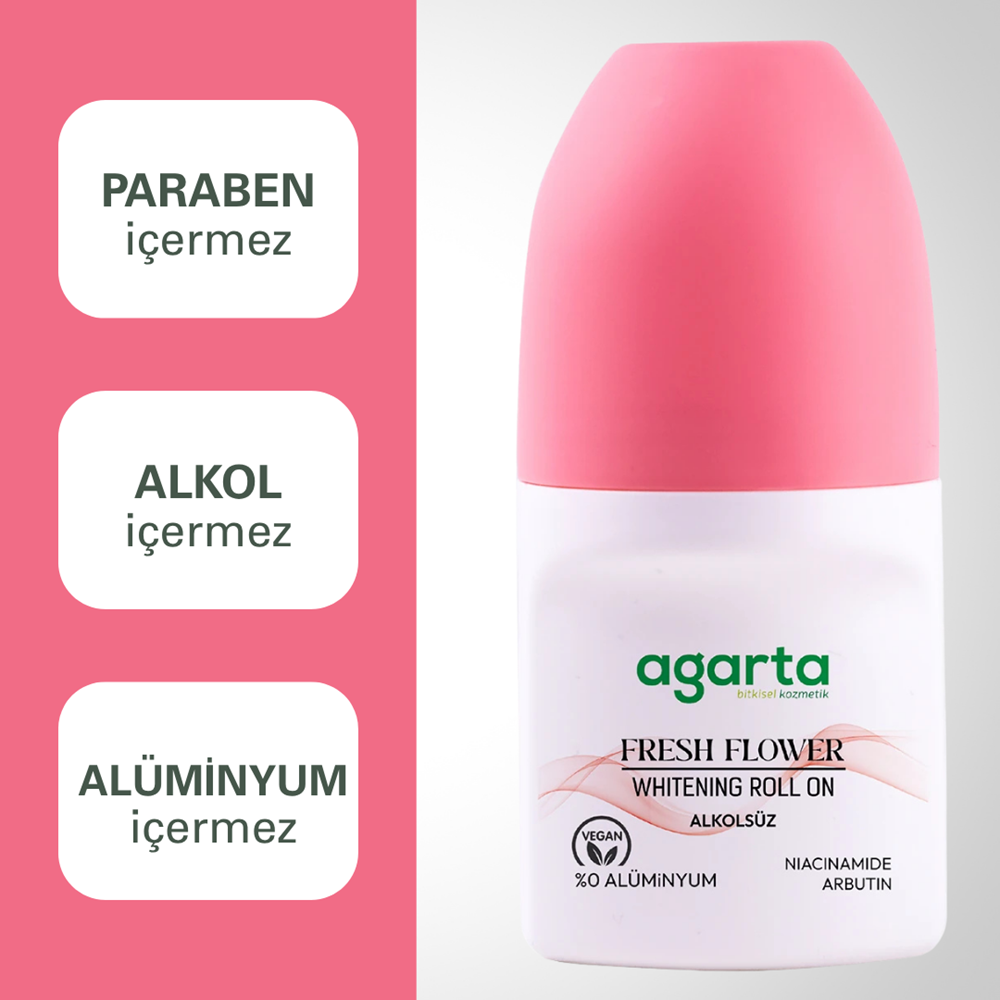 AGARTA ROLL-ON DEODORANT FRESH FLOWER