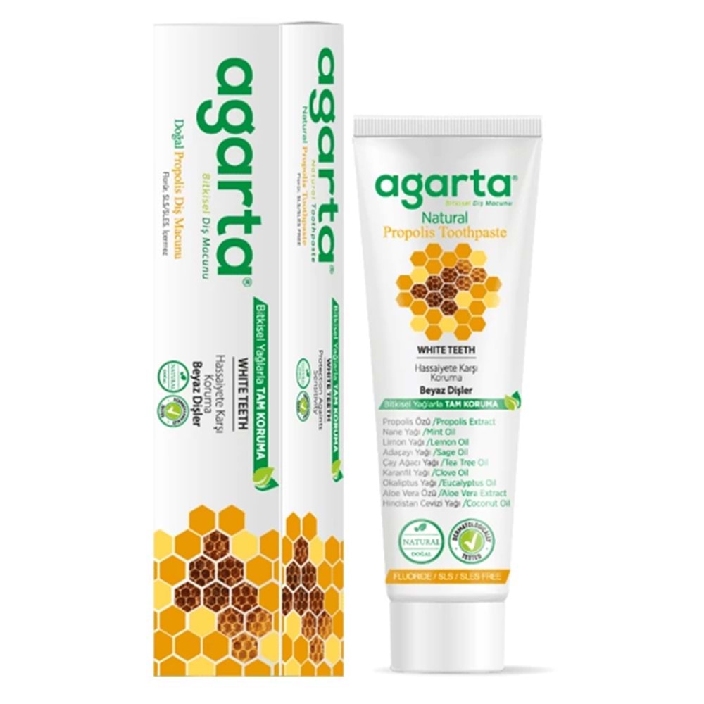 AGARTA DİŞ MACUNU PROPOLİS 100 ML