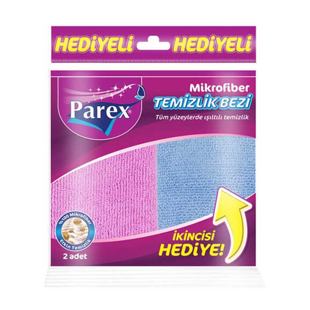 PAREX MİKROFİBER TEMİZLİK BEZİ 2 Lİ