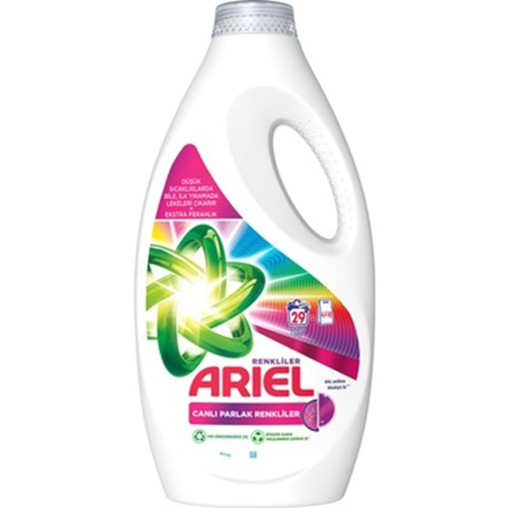 ARİEL SIVI RENKLİ 1450ML 29 YIKAMA.