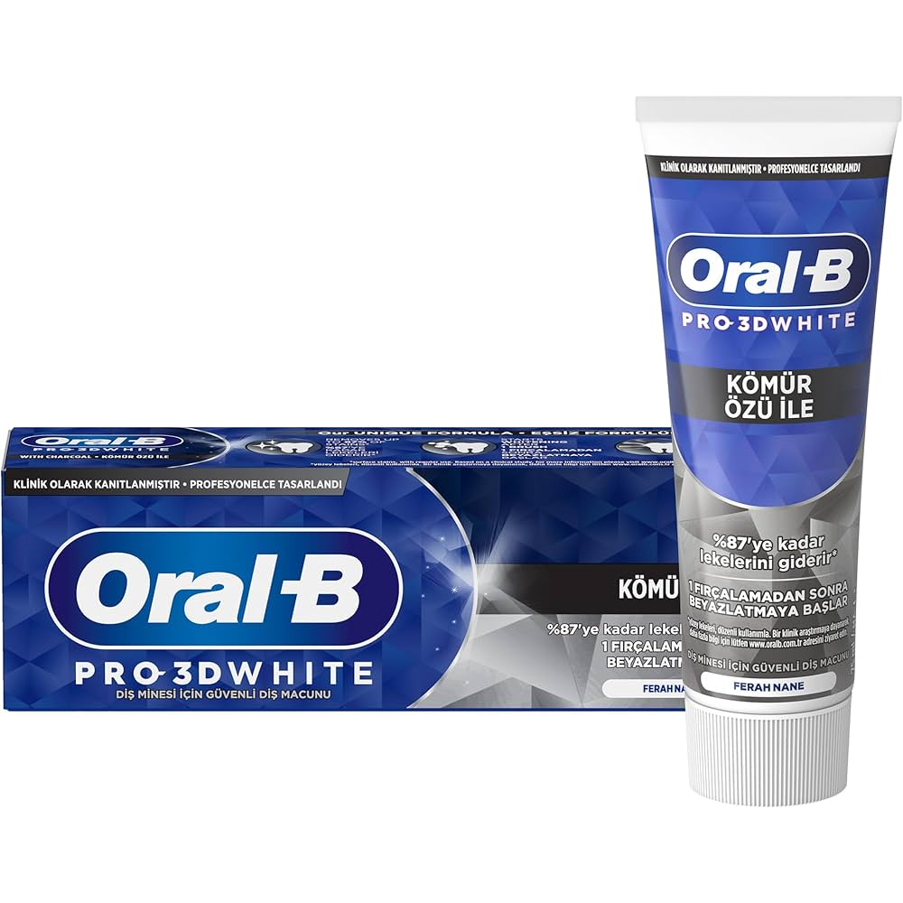 Oral-B Pro-3Dw Kömür Özü 75 Ml