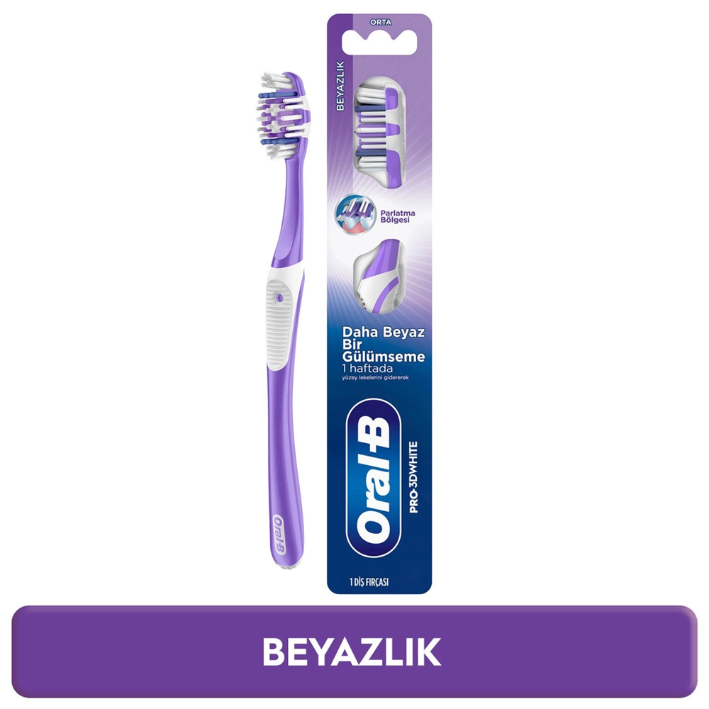 Oral-B Pro-3D White Beyazlık Diş Fırçası (Orta)