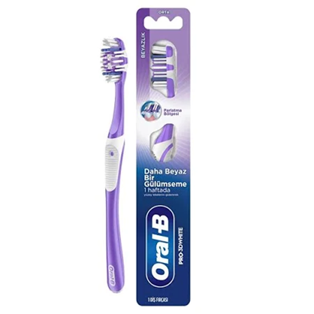 ORAL-B DİŞ FIRÇASI 3D WHİTE CLİNİC BEYAZ ORTA