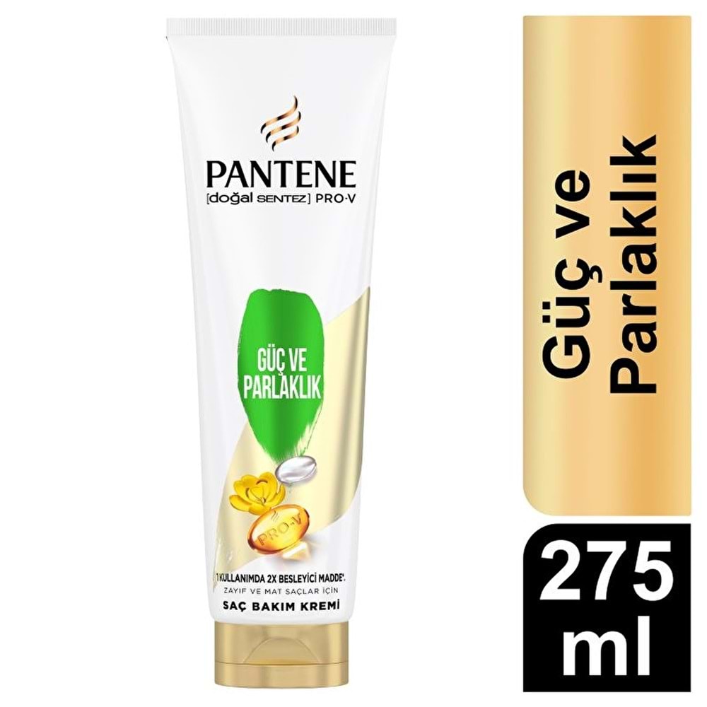 PANTENE SAÇ KREMİ 275ML GÜÇLÜ VE PARLAKLIK.