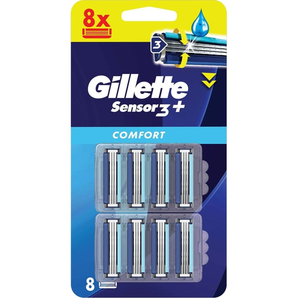 Gillette Sensor 3 Plus Comfort Yedek Bıçak 8li