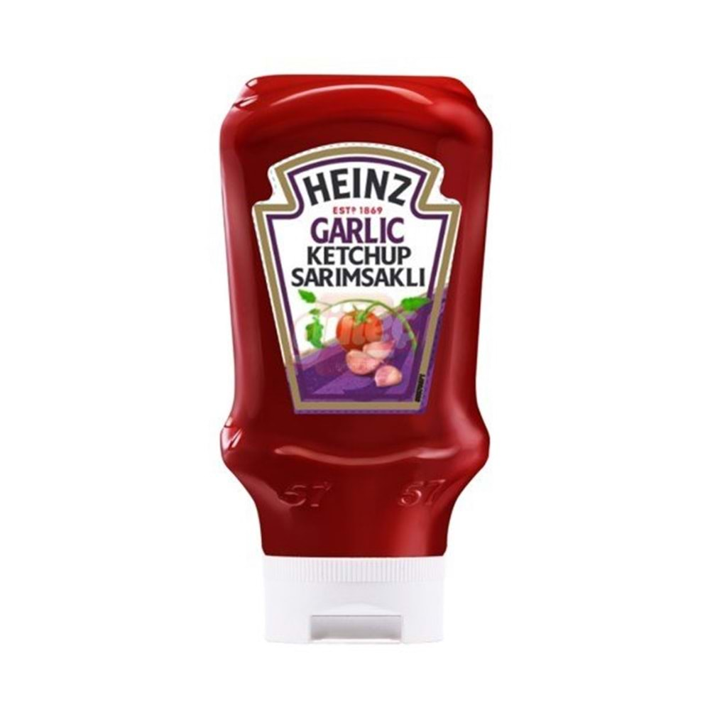 Heinz Sarimsakli Ketçap 400 ml 460 g*10 (New)