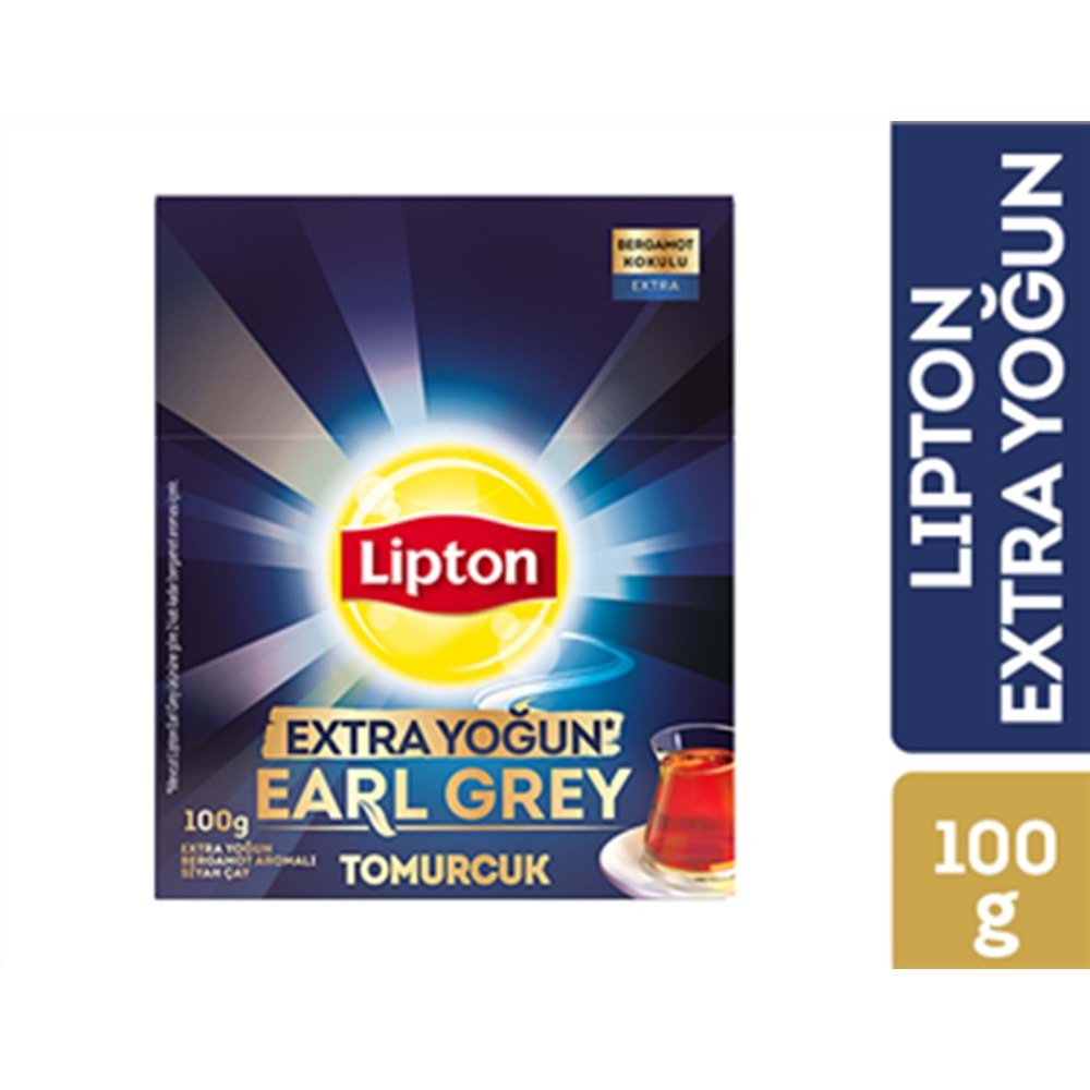 Lipton Extra Yoğun Earl Grey Dökme Siyah Çay 100 G