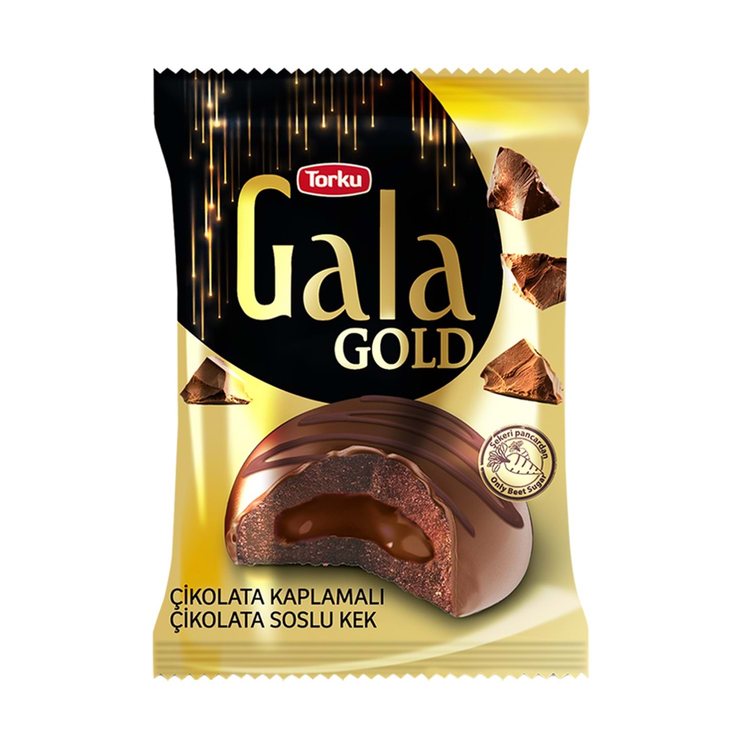 Torku Gala Gold Çikolata Soslu Kakaolu Kek 45 Gr