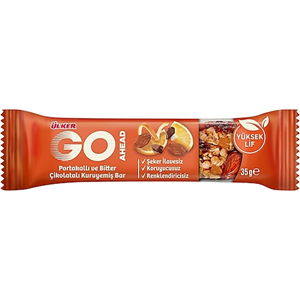 ÜLKER GO AHEAD PORTAKALLI BİTTER ÇİKOLATALI 35 GR