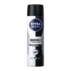 NIVEA DEODORANT SPREY INV B&W POWER ERK 150ML