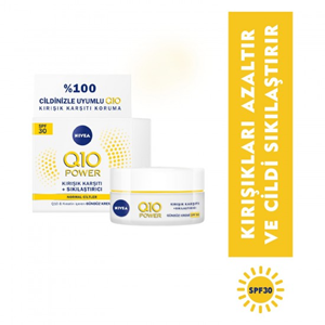 NIVEA Q10 POWER SPF 30 KIRIŞIK KARŞITI GÜNDÜZ KREMİ 50 ML