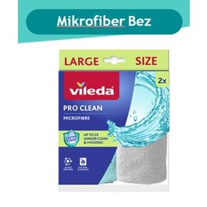 VİLEDA PRO CLEAN MİKROFİBER BEZ 3 LÜ