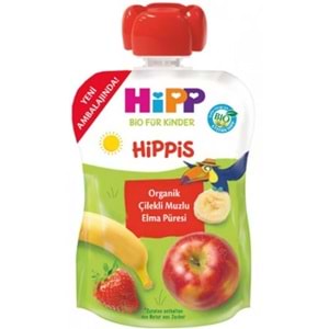 HİPP ORG.PÜRE 100 GR ÇİLEK MUZ ELMA