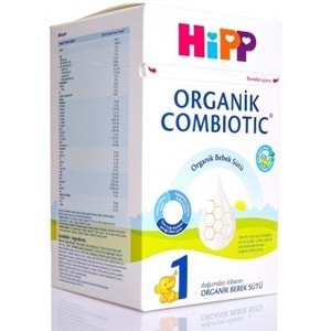 HİPP 600GR 1 ORGANİK BEBEK SÜTÜ combiotik.