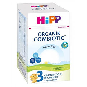 HİPP 600GR 3 ORGANİK BEBEK SÜTÜ combiotik.