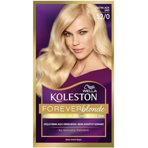 KOLESTON SUPREME KIT 12/0 ÇOK AÇIK DOĞAL SARI SAÇ BOYASI
