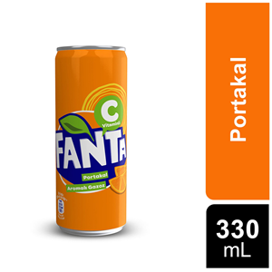 FANTA 330ML PORTAKAL TENEKE.
