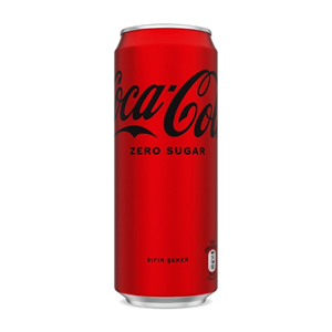 COCA COLA 330ML ŞEKERSİZ TENEKE.