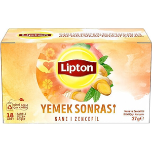 Lipton Nane ve Zencefil Yemek Sonrası Bitki Çayı 18'li