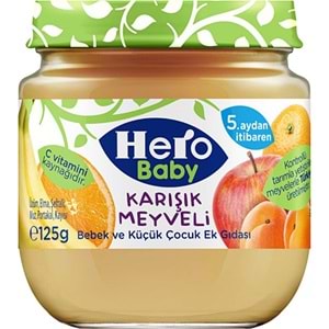 HERO BABY KVZ.KARIŞIK MEYVELİ 125 gr