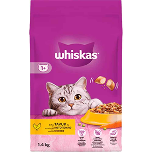WHİSKAS KURU MAMA 1400 GR TAVUKLU KEDİ