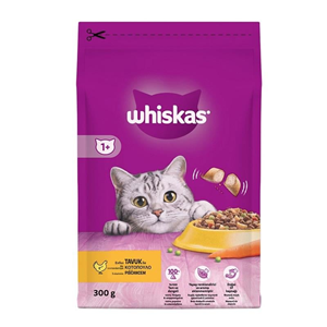 WHİSKAS KURU MAMA 300GR TAVUKLU SEBZELİ KEDİ
