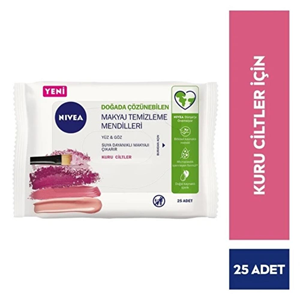 NIVEA MAKYAJ TEMİZLEME MENDİLLERİ yatıştırıcı 25 ADET