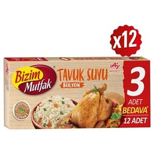 BİZİM TAVUK BULYON 12 Lİ 120 GR