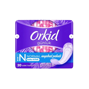 Orkid Günlük Ped Normal Taşınabilir 20 AdeT