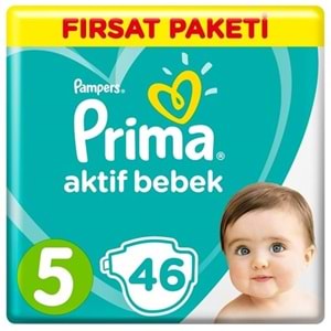 PRIMA ÇOCUK BEZİ ACT.FIRSAT 5 BEDEN 46 LI 11-16 kg