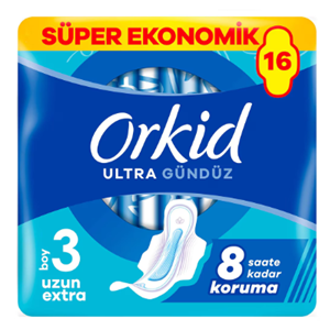 ORKİD ULTRA EXTRA DÖRTLÜ NO:3 UZUN EXTRA 16 LI