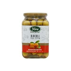 YÖRE YEŞİL ZEYTİN BİBERLİ 550 GR