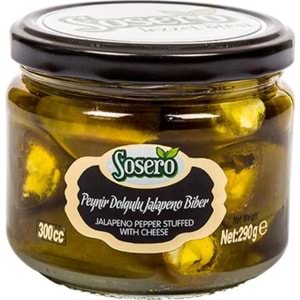 SOSERO 290gr PEYNİR DOLGULU JALAPONE BİBER