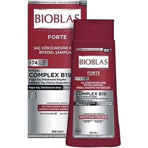 BIOBLAS 360ML FORTE YOĞUN DÖKÜLME ŞAMPUANI