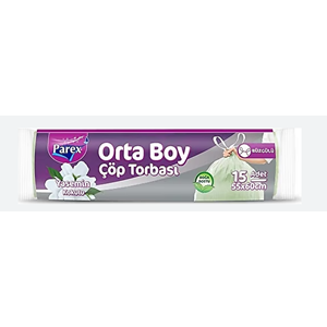 PAREX BÜZGÜLÜ YASEMİN ORTA ÇÖP 15 Lİ