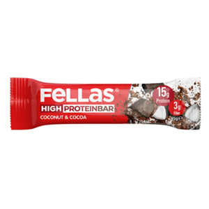 Fellas Yüksek Protein Bar - Hindistan Cevizi ve Kakao (45 g)