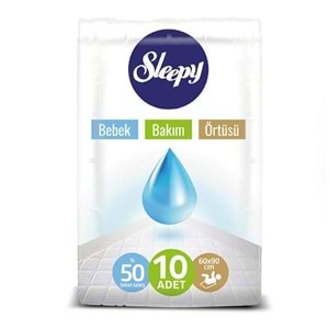 SLEEPY BEBEK BAKIM ÖRTÜSÜ 10 LU